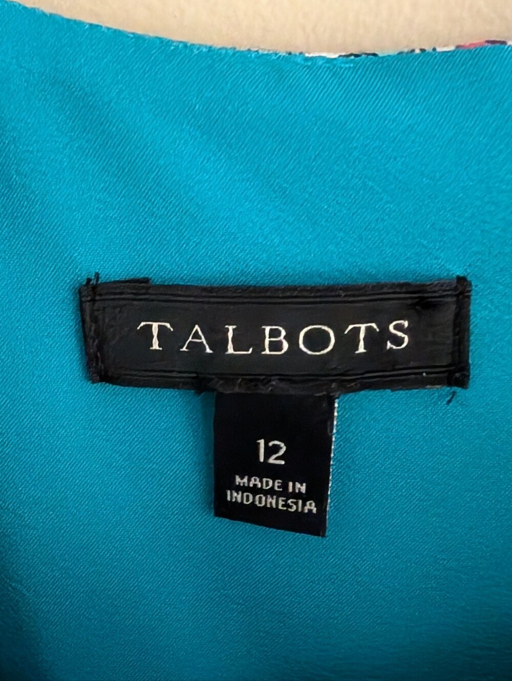 Talbot's Sleeveless Printed Fit & Flare Dress - Picture 6 of 10